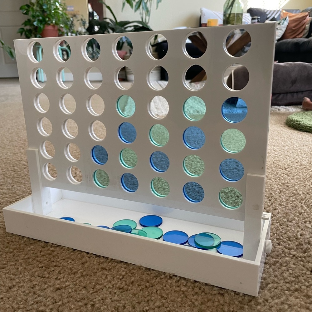 Acrylic Connect Four Game Set